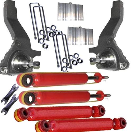 Firebird Industrial Supply 4" Lifted Spindle/4-Shocks/Blocks Ford Ranger Not Edge 2001-up