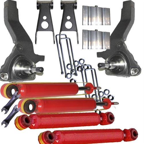 Firebird Industrial Supply 4" Lifted Spindle/shackle/4-Shocks/Blocks Ford Ranger 1998 1999 2000
