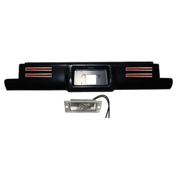 1988 to 1998 Chevrolet C1500/2500/3500 Stepside Steel Rollpan with License and 4 LEDs