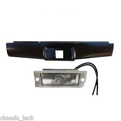 2004 to 2012 Chevrolet Colorado Canyon Rear Steel Rollpan with License