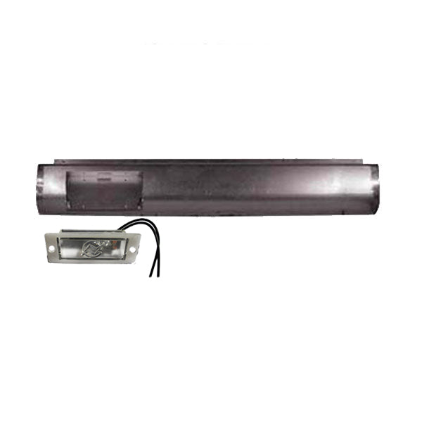 2005-2011 Dodge Dakota Fabricated  Rear Steel Rollpan  with License Straight Left