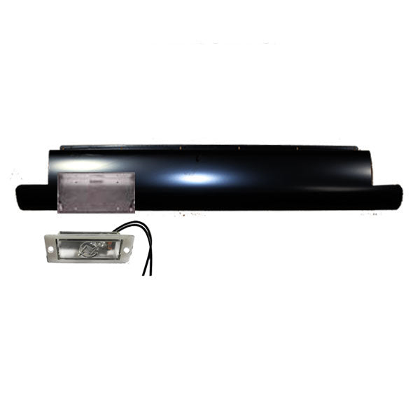 1988 to 1998 Chevrolet C1500/2500/3500 Stepside Steel Rollpan Smoothy with License Straight Left